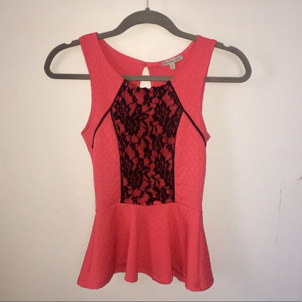 Women's CHARLOTTE RUSSE Tank Top (XS)